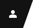 Simple user icon on dark background